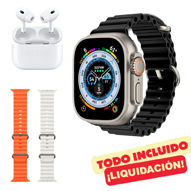 Smartwatch X8 + Auriculares ProAir Gratis